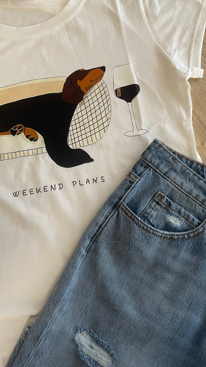 T-SHIRT “WEEKEND PLANS”