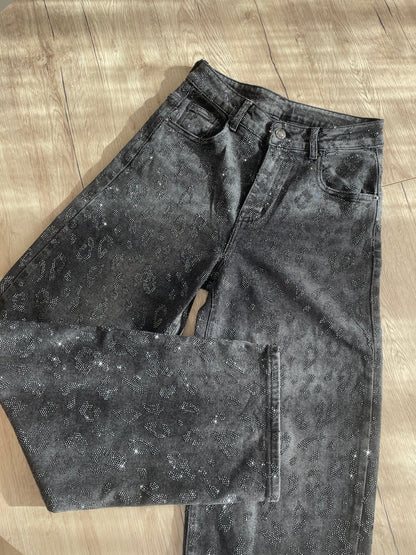 JEANS GLITTER LEO