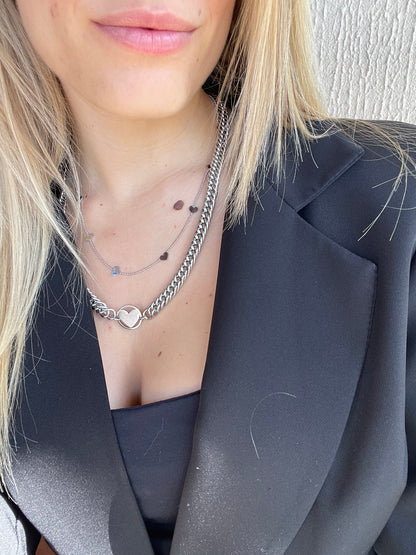 COLLANA CATENA CUORE